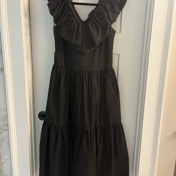 Pomander Place - Elegant Black Ruffle Dress - Picture 4 of 4